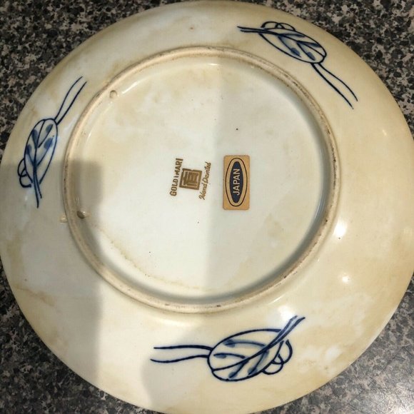 Imari Gold Antique Japanese Hand Painted Gold Imari Plate MINT - Picture 3 of 4